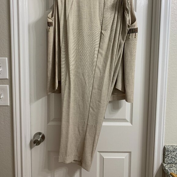 Miranda K Brand Women's Two-Piece Pant Suit, Size 24WP - Picture 5 of 7